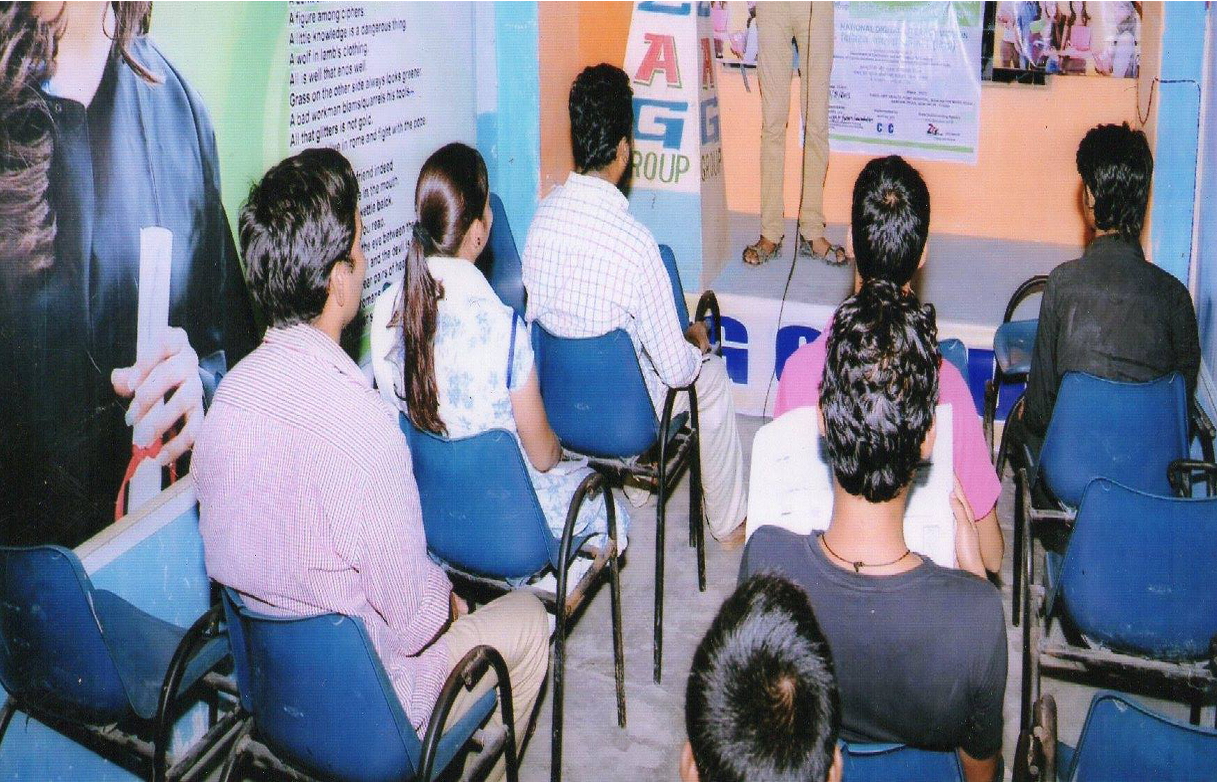 Confident man with tousled hair wearing a leather jacket