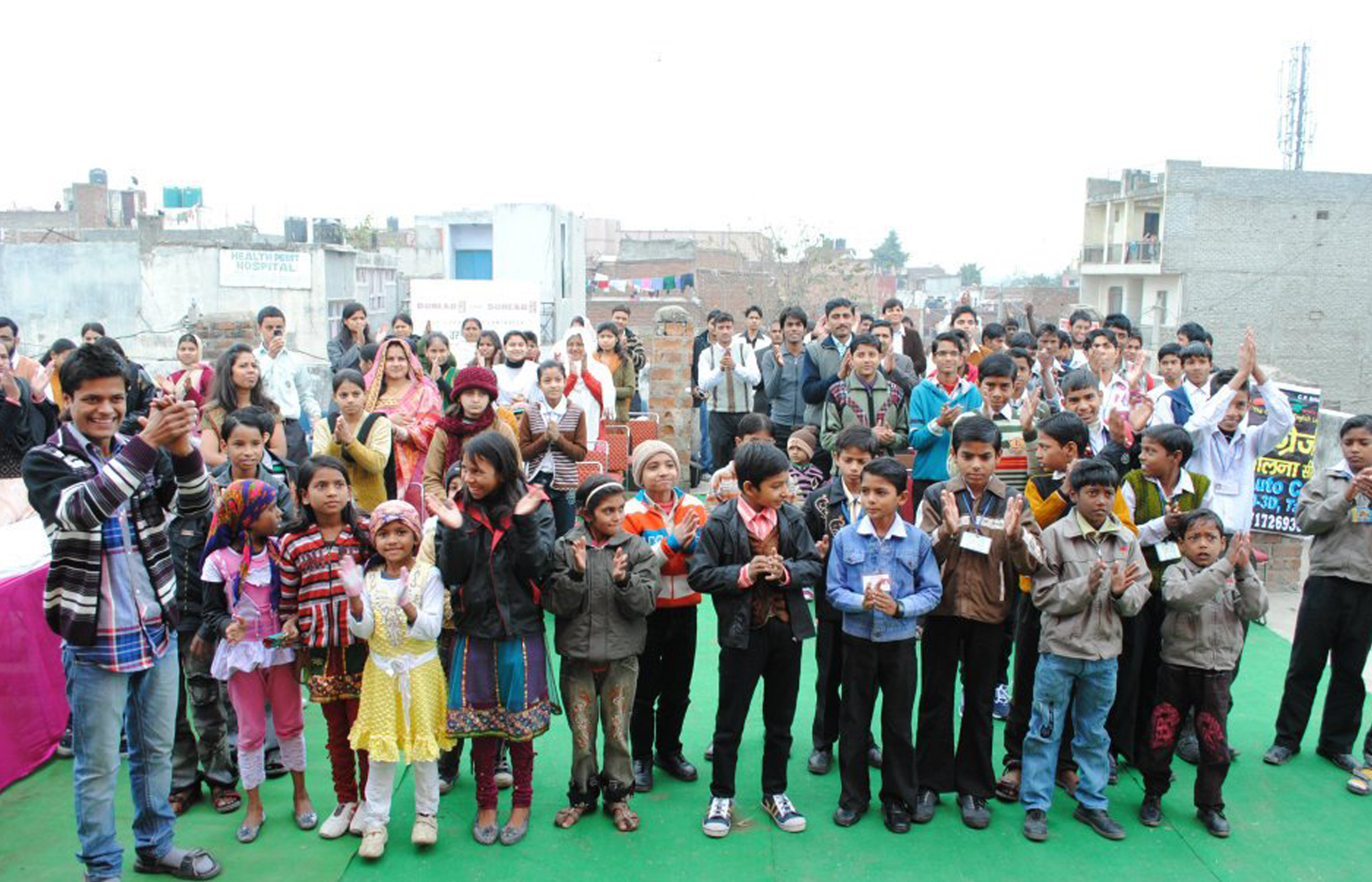 Confident man with tousled hair wearing a leather jacket