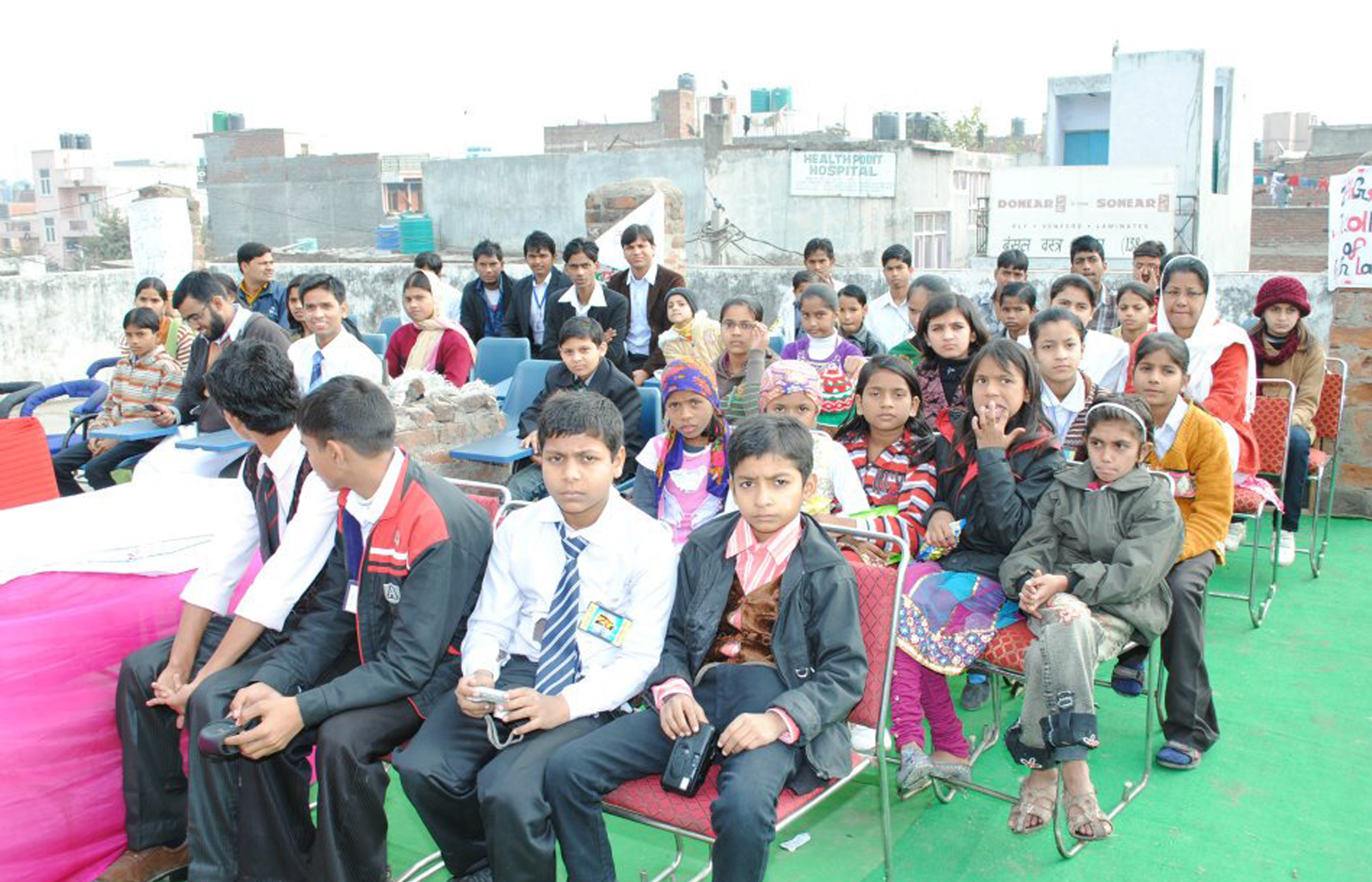 Confident man with tousled hair wearing a leather jacket
