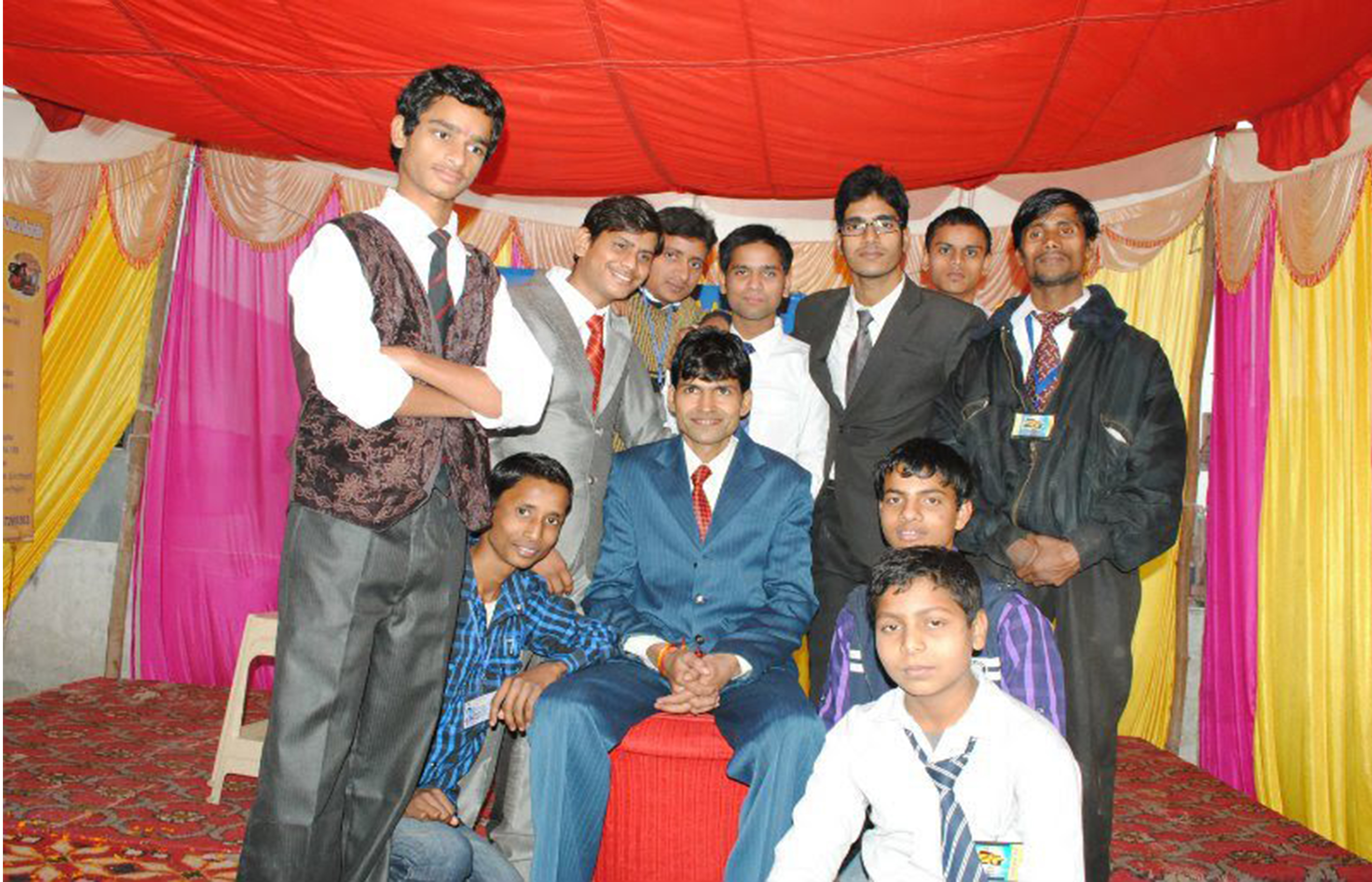Confident man with tousled hair wearing a leather jacket